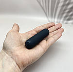 Вібропуля акумуляторна Wo-sex матова, міні вібратор, 10 режимів. Чорна, фото 7