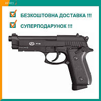 Пневматичний пістолет SAS PT99 KMB-15AHN Beretta M92 FS Blowback Беретта автоматичний вогонь блоубек 99 м/с