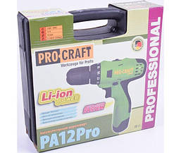 Шурупокрут акумуляторний Procraft РА-12PRO, дві батареї, фото 6