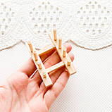 Мініатюра підставка під тарілки дерев'яна 6.6*3.2 см, фото 2