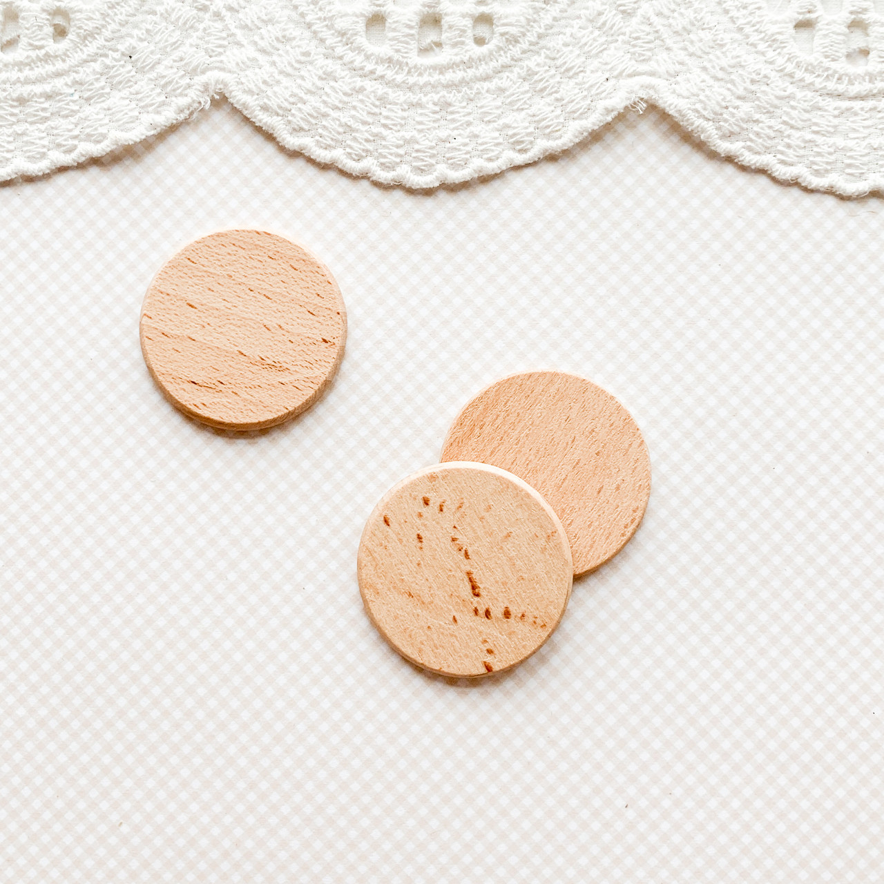 Мініатюра обробна дошка кругла 3.7 см, фото 1