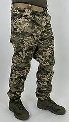 Брюки манжет на флісі Світлий піксель