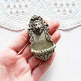 Мініатюра Фонтан настінний Лев 6.5*3.5 см Сірий, фото 2