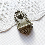 Мініатюра Фонтан настінний Лев 6.5*3.5 см Сірий, фото 3