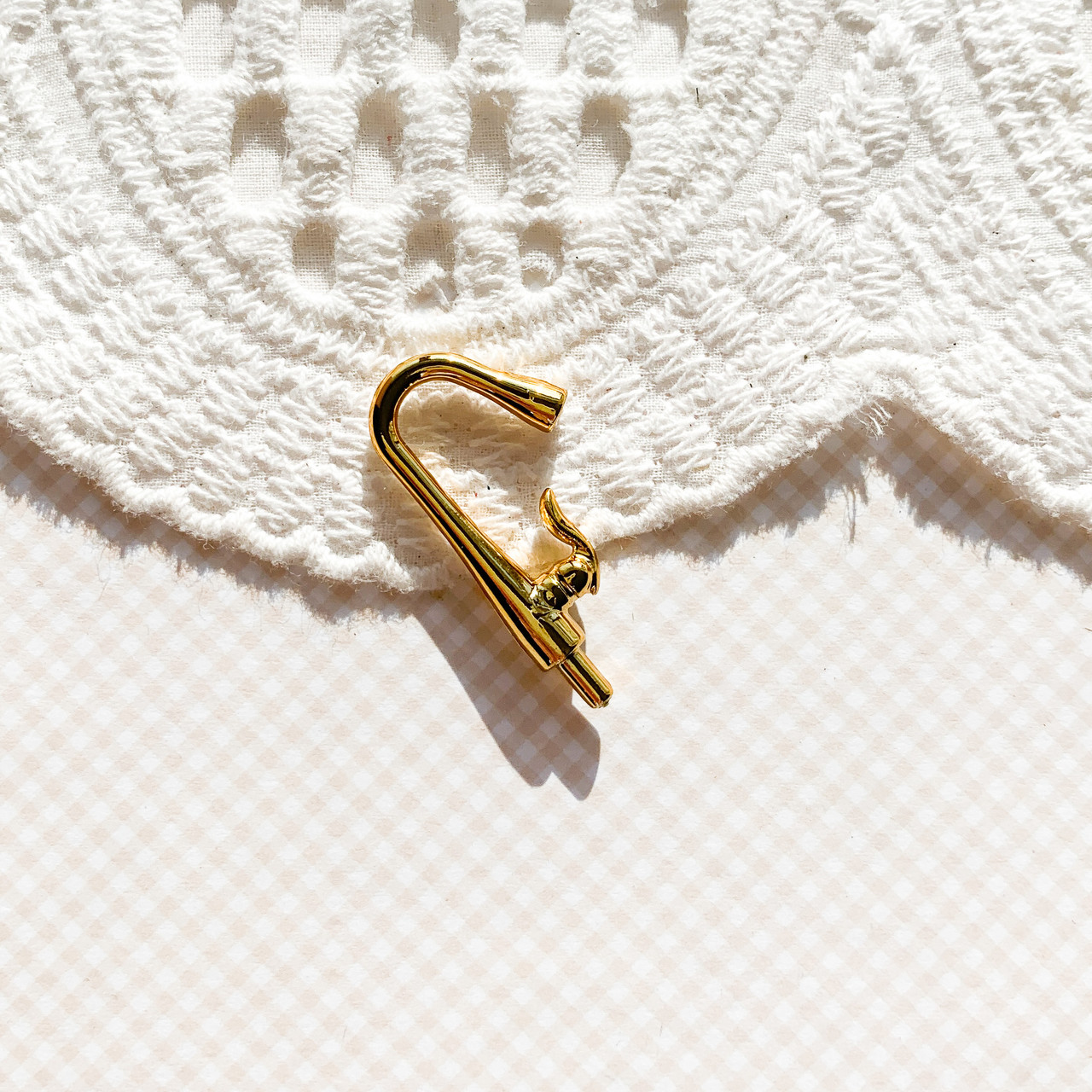 Мініатюра змішувач для раковини 3*1.5 см Золотий, фото 1