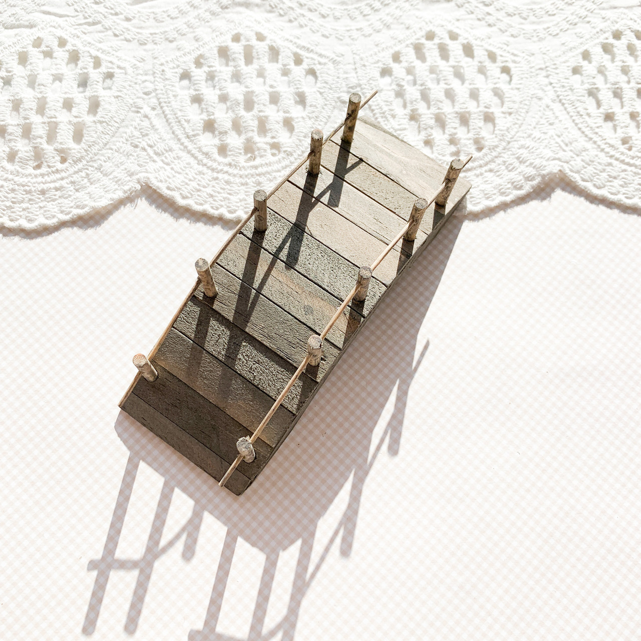 Місток дерев'яний 11*3.5 см, фото 1