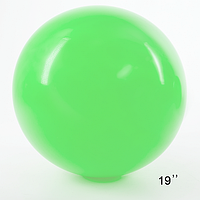 Латексный воздушный шар-гигант без рисунка Show Салатовый, 19" 47,5 см