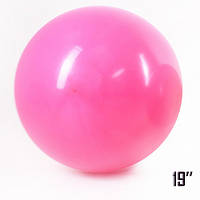 Латексный воздушный шар-гигант без рисунка Show Тёмно-розовый, 19" 47,5 см