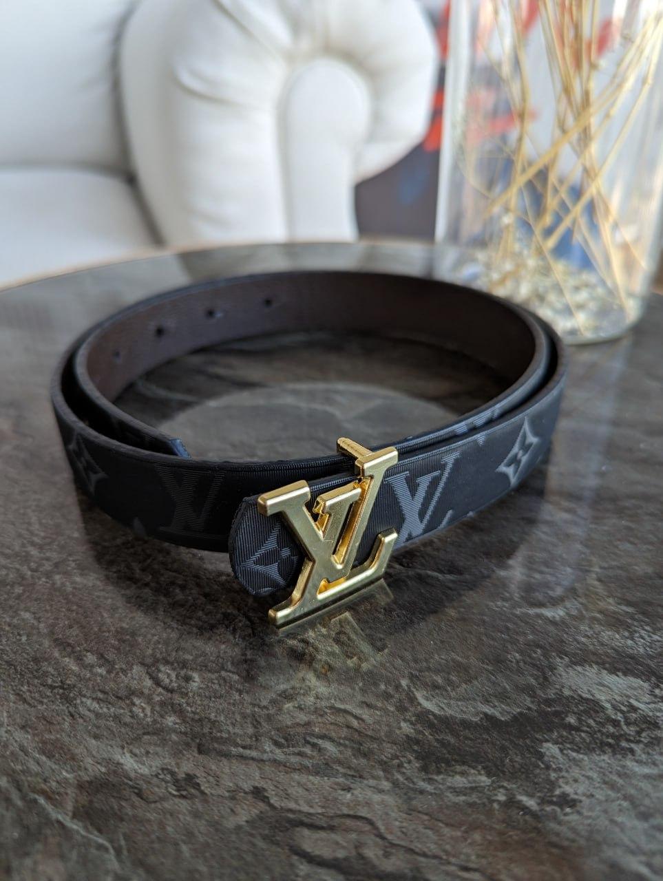Вузький ремінь нейлон пояс Луї Віттон Louis Vuitton