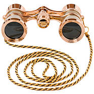Театральний бінокль SIGETA TEATRUM C 3x25 (з ланцюжком) Gold, фото 2