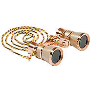 Театральний бінокль SIGETA TEATRUM C 3x25 (з ланцюжком) Gold, фото 4