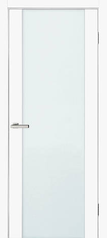 Двері Оміс колекція CORTEX GLOSS. Полотно, Silk matt білий, фото 1