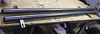 Автомобильные пороги трубы крашенные молотковые на Dacia Logan MCV