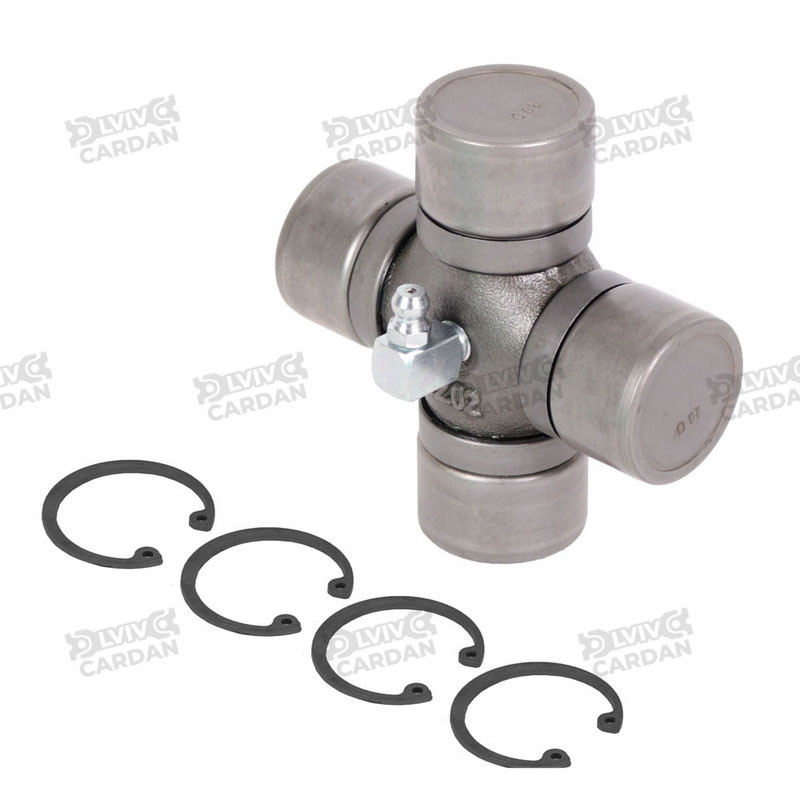 Хрестовина 30.2x81.8, підшип. INA, центральна змазка, FORD, MERCEDES, CAT, JCB, UJ68720INA (FBC)