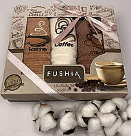 Набор кухонных полотенец Fushia 3шт 30х50 Coffee