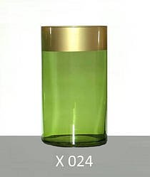 Ваза для квітів скляна Вінтаж 20 см