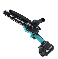 Акумуляторна безщіткова пилка ланцюгова Grand АПЦ-20V/8-4 PRO (2 АКБ; шина 20 см; мастило ланцюга) Чехія