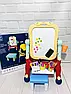 Дошка-мольберт дитячий двосторонній для малювання на ніжках DQ808, фото 6