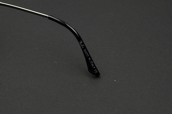 Сонцезахисні окуляри RAY BAN ROUND поляризаційні (арт. P663) чорні/срібна оправа, фото 6