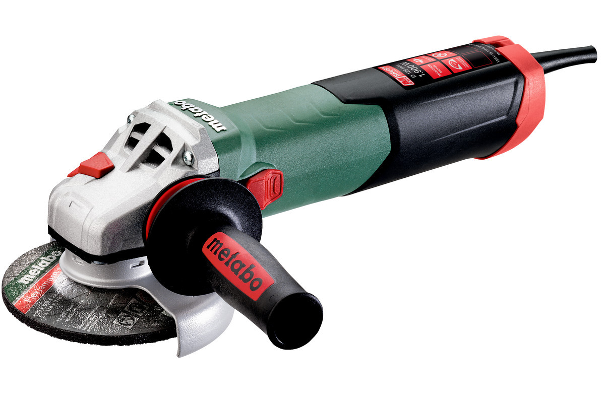 Кутова шліфувальна машина (Болгарка) WEV 19-125 Q M-Brush з плавним пуском,регулятором обертів і