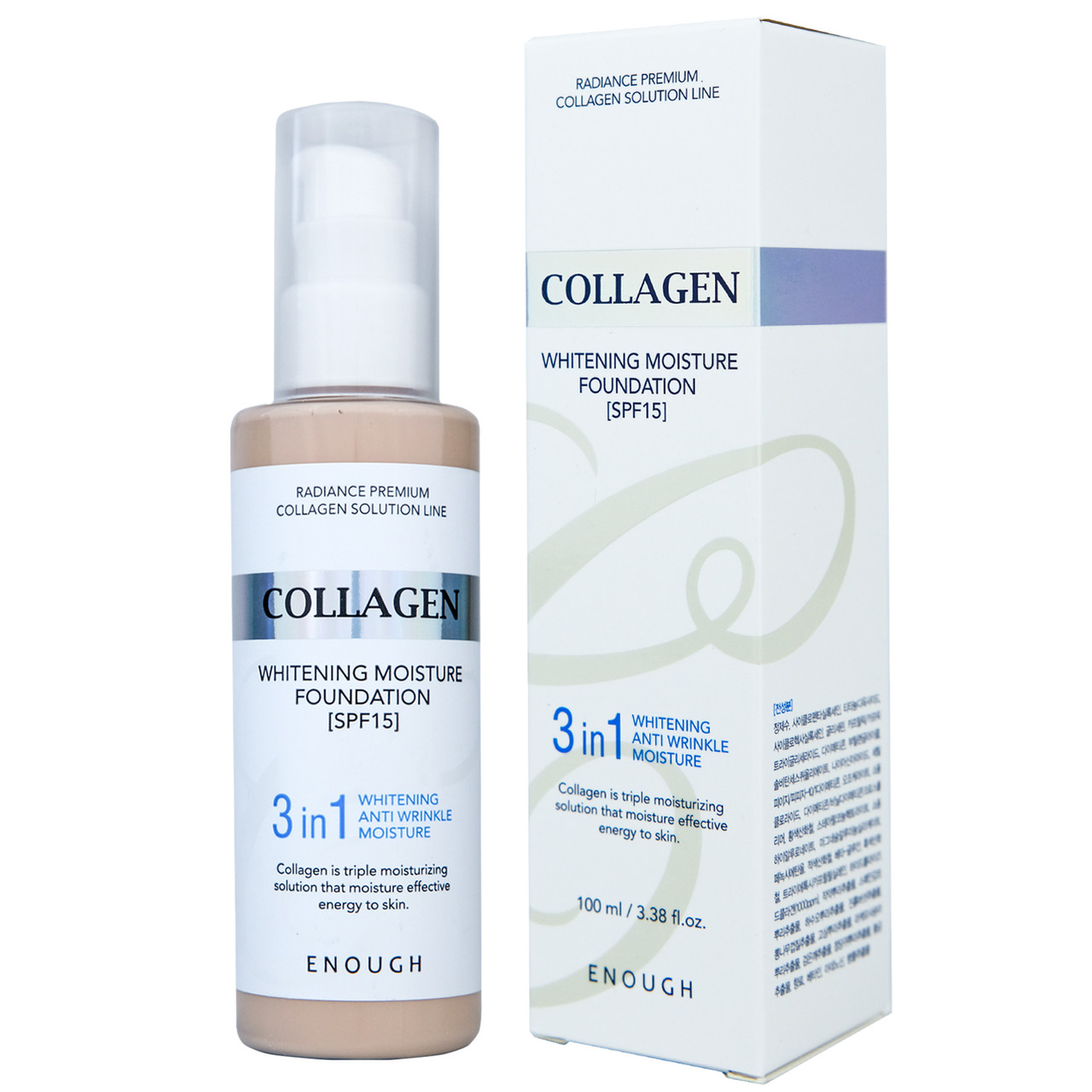 Тональний крем Collagen Enough 3 в 1 (палітра)