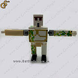 Конструктор фігурка Залізний голем Майнкрафт Iron Golem Minecraft 8 см, фото 3