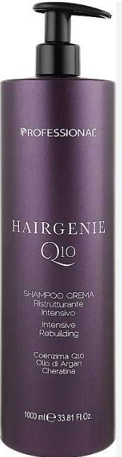 Крем-шампунь відновлюючий Hairgenie Q10 Professional 1000мл