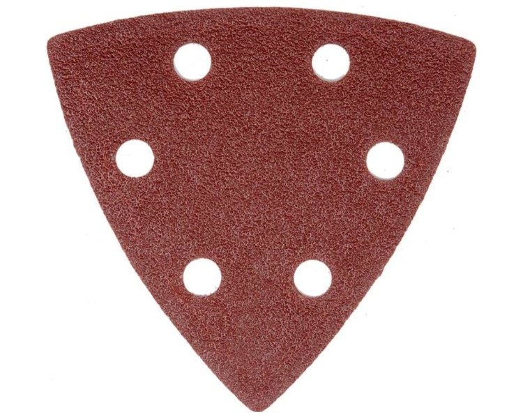 Наждачний папір для реноватора дельтавидний, 90*90*90мм, 10 шт в упаковці, зерно Р80 YATO YT-34690