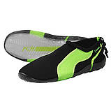 Взуття для пляжу та коралів SportVida SV-GY0004 Black/Green аквашузи чоловічі коралки для дорослих, фото 3