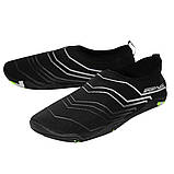Взуття для пляжу та коралів SportVida SV-GY0006 Black/Grey чоловічі аквашузи коралки розміри 42-45, фото 8