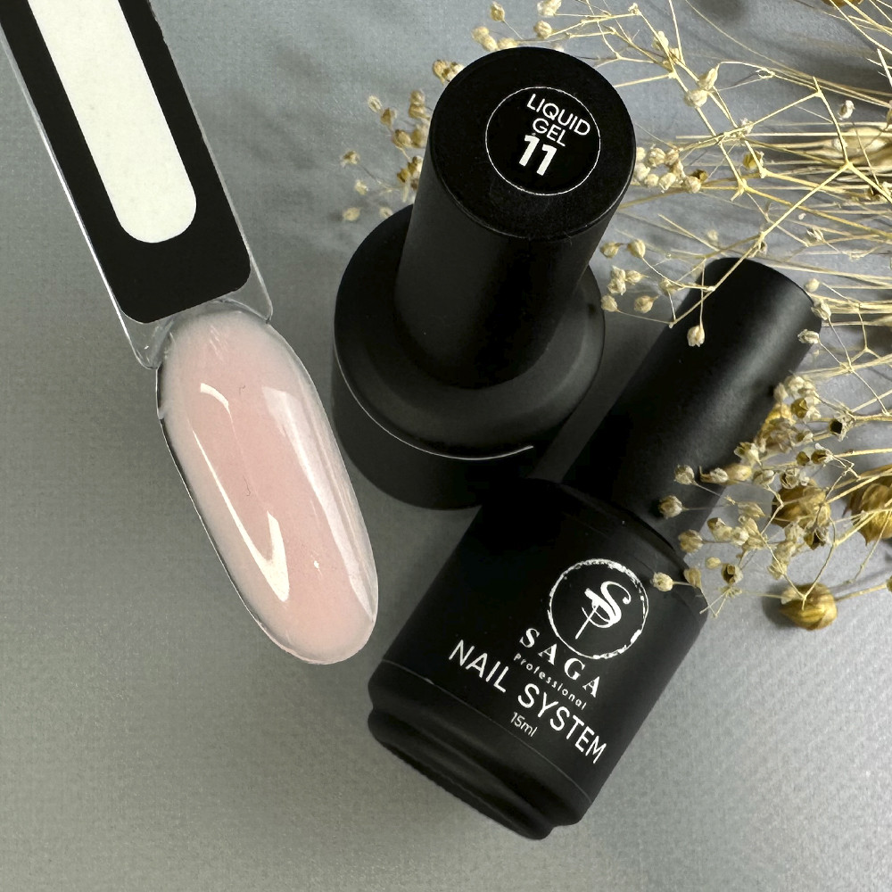 Гель для наращивания Saga professional Liquid Gel №11 15 мл