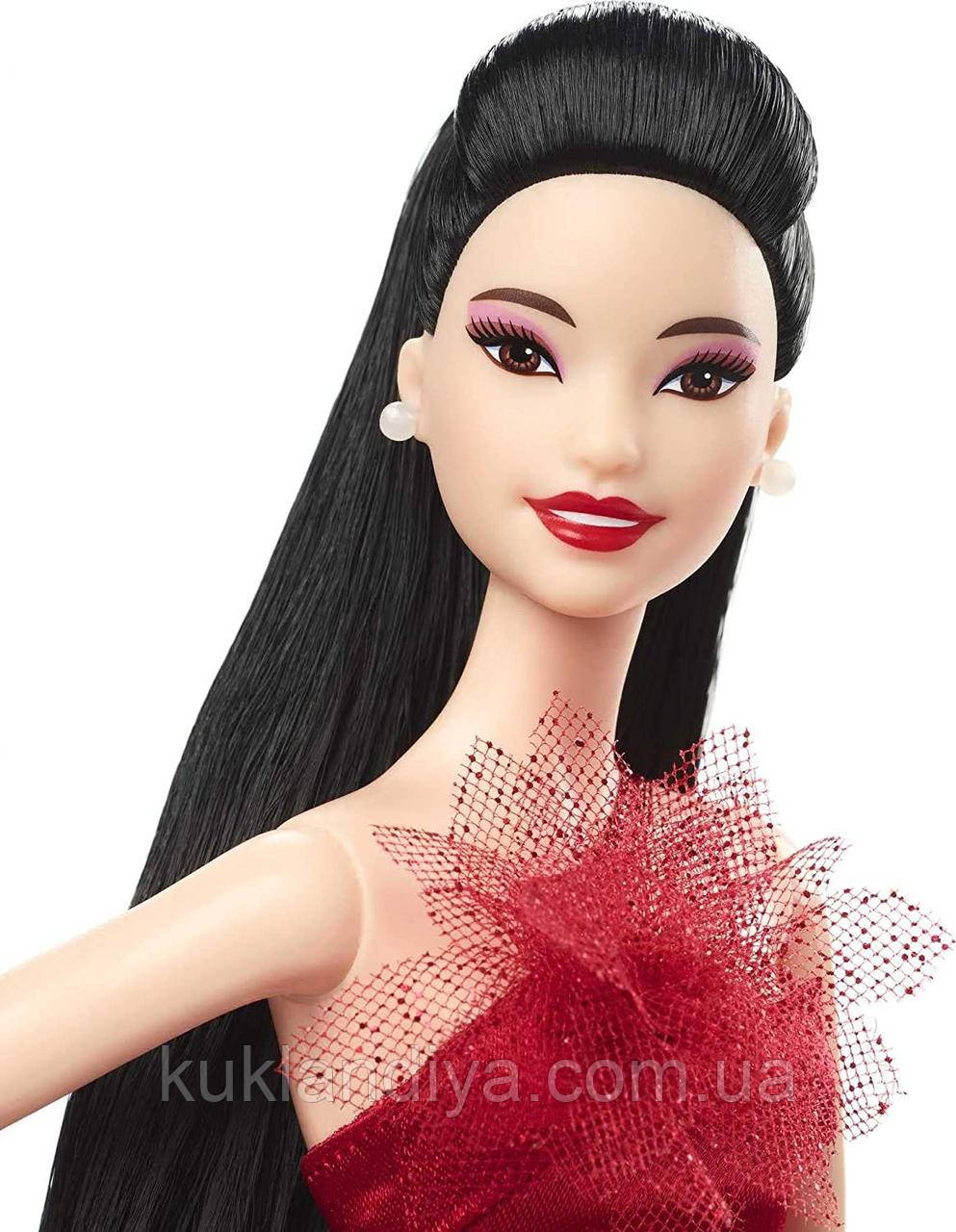 Колекційна лялька Барбі Святкова 2022 Holiday Barbie, фото 1