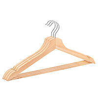 Набір дерев'яних плічок для одягу Springos HG0001 Комплект вішалок 3 шт