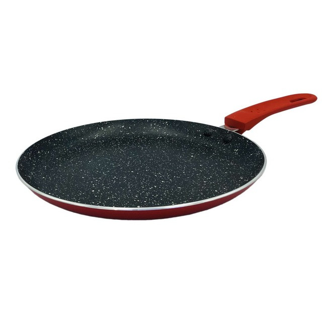 Сковорода для млинців 22 см Con Brio СВ-2224 Eco Granite Red S