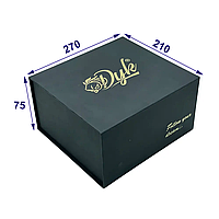 Элитная коробка для корпоративных подарков с двойным дном - 270х210х75 мм
