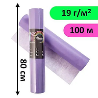 Простирадла одноразові в рулоні (розмір 0.8х100 м) - щільність 19 г/м2 — Фіолетові