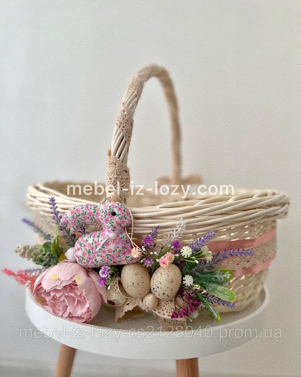 Великодній кошик з декором (05)
