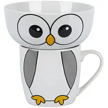 Набір дитячого посуду LIMITED EDITION Happy Owl 2 предмети (YF6014)