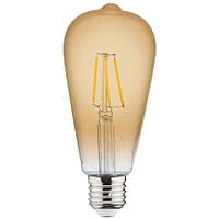 Лампа вінтажна світлодіодна (ретро) "RUSTIC VINTAGE-6" 6W Filament led 2200К E27