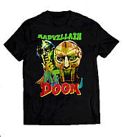 Футболка чёрная MF DOOM ''Madvillain'' Vintage Look T-Shirt