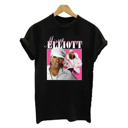 Футболка чорна Missy Elliott Vintage Look T-Shirt XS