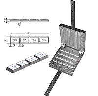 Форма, Матриця для виробництва балансувального груза 100г ( 25х4)