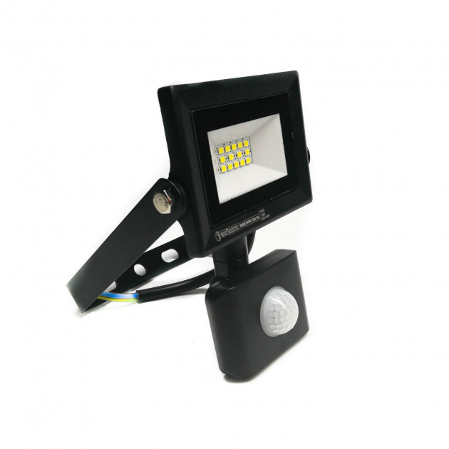 Прожектор світлодіодний із датчиком руху "PARS/S-10" 10 W 6400 K