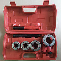 Набір плашок 4 шт. для нарізування різьби 1/2"; 3/4"; 1"; 1 1/4" INTERTOOL SD-8004