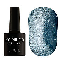 Гель-лак Komilfo Fairytale Cat Eye 005 (нежно-голубой, магнитный, светоотражающий), 8 мл