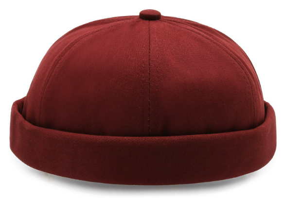 Кепка бини без козырька, Унисекс One size Бордовая (ID#1781887682 ...