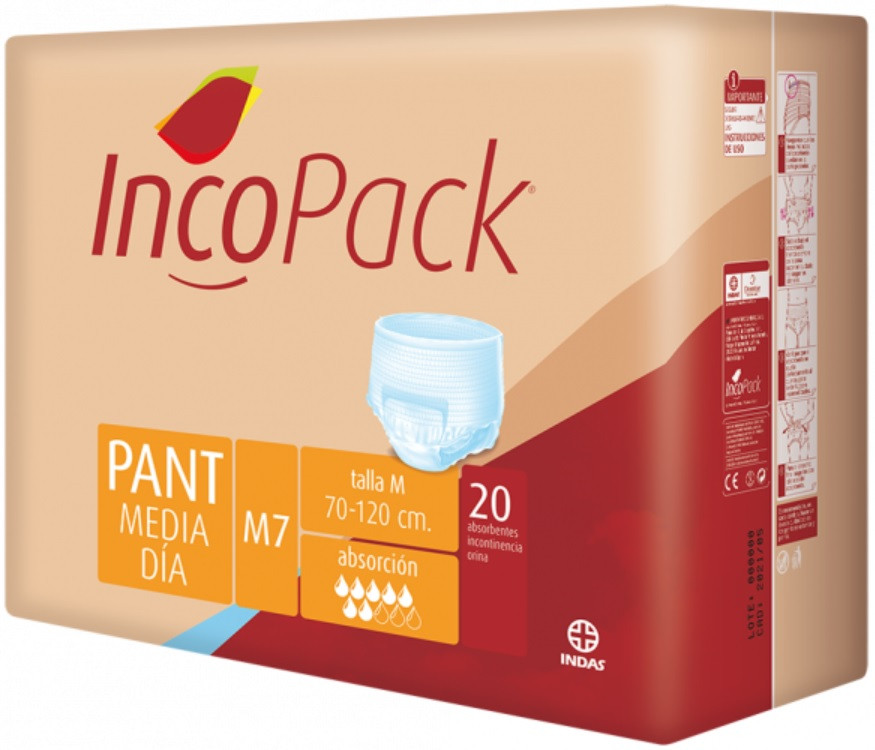 Підгузки-трусики для дорослих IncoPack Medium 7 крапель 70-120 см (20 шт)