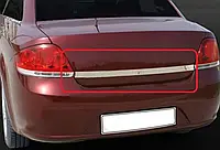 Накладка на крышку багажника 2006-2012 (нерж) Без дырки под ключ для Fiat Linea