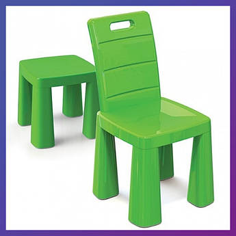 Дитячий пластиковий стільчик Doloni 04690/2 зелений