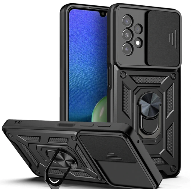 Ударостійкий чохол Camshield Serge Ring for Magnet для Samsung Galaxy A13 4G (SM-A135FL) Ударостійкий чохол Camshield Serge Ring for Magnet для Samsung Galaxy A13 4G (SM-A135FL)